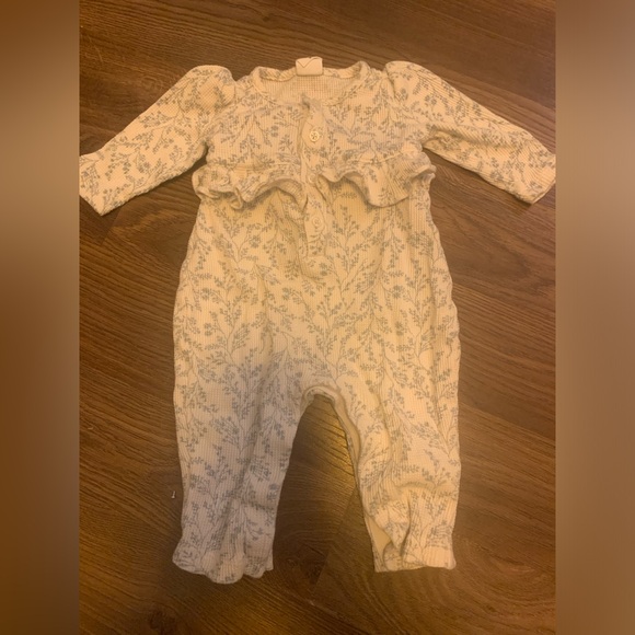 Blue floral romper - Picture 1 of 1